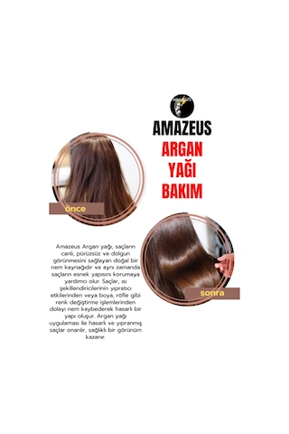 Amazeus Argan Yağı %100 Saf Ve Doğal-soğuk Pres Besleyici Etki 20 Ml / 0.7 Fl Oz