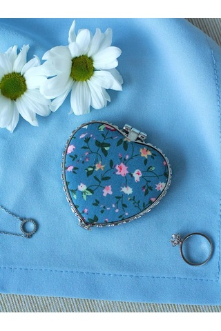 Moltobello Yuvarlak, Katlanabilir, Makyaj İçin Cep Aynası 195592819 Gri