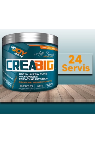 Bigjoy Creabig %100 Micronized Powder 120 Gram - Kreatin