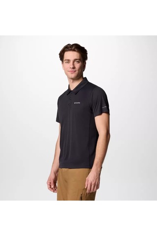 Columbia Ao4872 Zero Rules Light Erkek Polo T-shirt 2118551010 Siyah