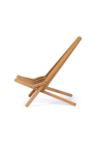 Therapy Chair Ahşap Şezlong - Meşe Ahşap