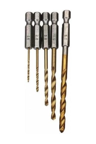 Bn5 Şarjlı Tornavida Bits Matkap Ucu Seti Takımı 5 Parça