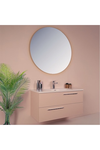 Kobos Serenity 100 Cm Banyo Dolabı Seti Rose
