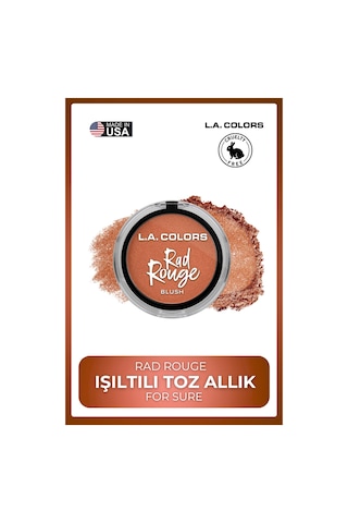 Rad Rouge Allık Serisi - Yoğun Renk Veren Uzun Süre Kalıcı Canlı Görünüm For Sure Cbl727
