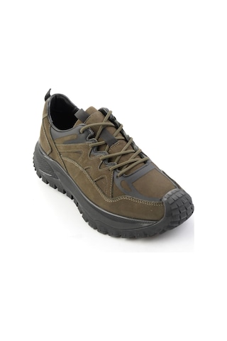 Bambi Haki Nubuk Hakiki Deri Erkek Sneaker E01018272101