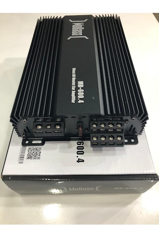 Mobass Mb-600.4 4 Kanallı Bass Kontrollü Anfi 2400 Watt