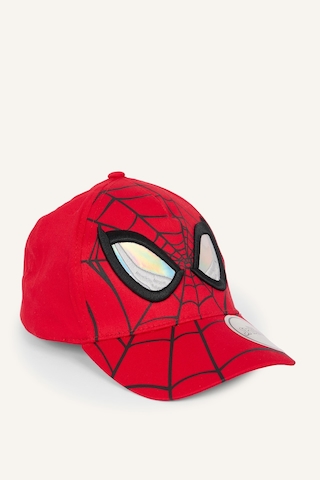 Defacto Marvel Spıderman Pamuklu Cap Şapka Erkek Çocuk G0956a826wnrd1 Kırmızı-rd1