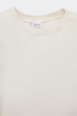 Defacto Kız Bebek Bisiklet Yaka Uzun Kollu Tişört E8355a525auer105 Ekru