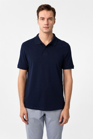 Süvari Lacivert Regular Düz Polo Yaka Tişört-37399 Lacivert
