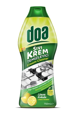 Doa Sıvı Krem Temizleyici Limon Kokulu 750 Ml Vegan X 4 Adet 2'li Set