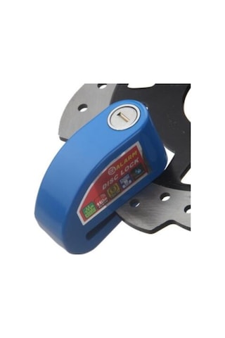 Motosiklet Alarmlı Disk Kilidi 110 Db + Hatırlatma Kablosu 529772994 - Siyah