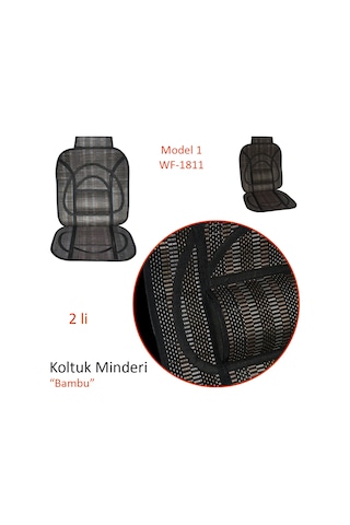 Pmx Koltuk Minderi Bambu Siyah 2 Li Model 1 Wf-1811