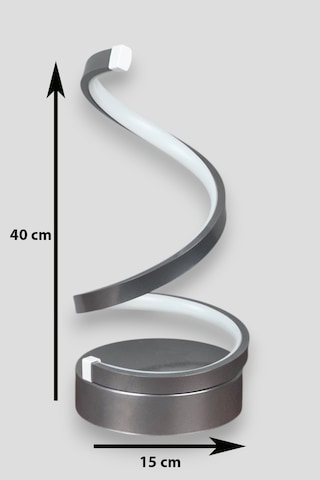 Lara Gri Renk Gün Işığı Led Işık Modern Tasarım Masa Lambası