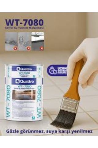 Quattro Şeffaf Cam Su Yalıtım Malzemesi 2kg