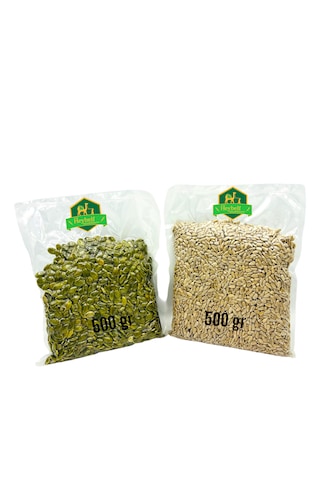 Çiğ Kabak Çekirdeği Içi 500 Gr Çiğ Ay Çekirdeği Içi 500 Gr Set