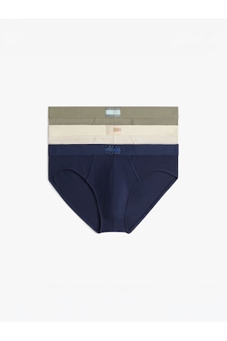 Tommy Hilfiger 3p Brıef Dtm Erkek Gri Boxer - Um0um03855