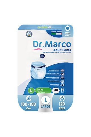 Dr. Marco Yetişkin Emici Külot L 120'li