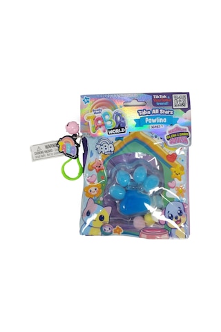Taba World Pawlina Glow Paw İzli Squishy Oyuncak Seri 1 Pom Pomlu Ve Anahtarlıklı Hayvanlar