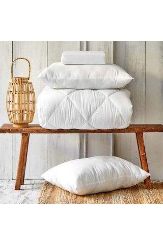 Karaca Home Microfiber Soft Çift Kişilik Yorgan ve 2 Adet Siliko