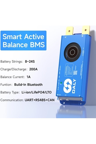 Daly 100balance 8-24s 200a Smart Aktif Balanslı Bms