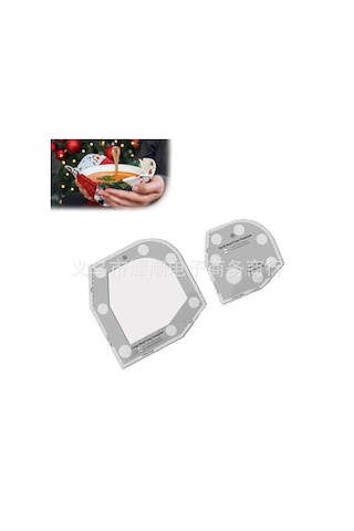 Qingmipy 8 İnç Akrilik Bowl Cozy Şablonu - Ev İçi Dekorasyon İçin Konforlu Kase Yapımı Nakış Çizgeleri Kalıbı DiğER