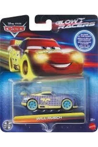 Disney Pixar Cars Glow Racers Wıll Rusch Hpg76 Hvf08 Çok Renkli