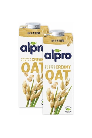 Alpro Yulaf Sütü 2x1 L Vegan Laktozsuz Bitkisel Bazlı