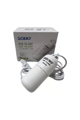 Sobo Usb Şarjlı Sessiz Tek Çıkışlı Mini Akvaryum Hava Motoru 1w 4lt/dak Ar-02