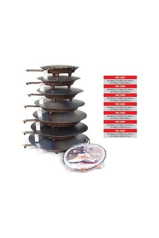 Güryan 55 Cm Katmer Börek Yufka Bazlama Sacı Tüplü Sac