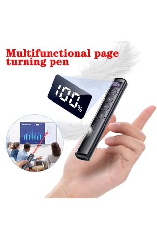 Global S7 Pointer Dijital Led Ekran Şarj Edilebilir Lazer Sunum Kalemi