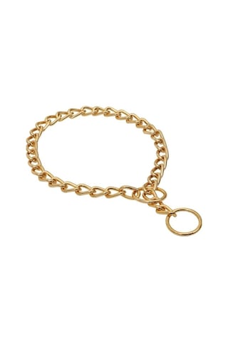 Doggie Altın Rengi Zincir Boğmalı Tasma 3x50 50 CM