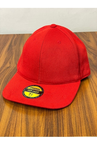 Hamze Hiphop Snapback Rapper Baseball Drip Unisex Şapka Cap Kırmızı
