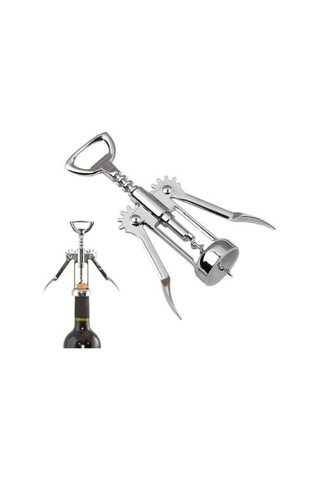 Tirbuşon Metal Açacak Gümüş