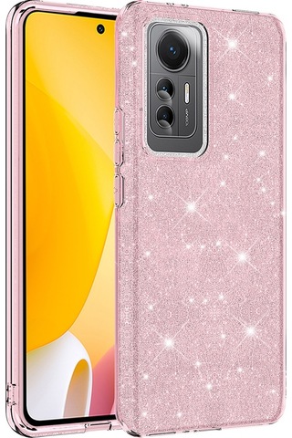 Xiaomi Mi 12 Lite Kılıf Zore Shining Simli Silikon Kılıf