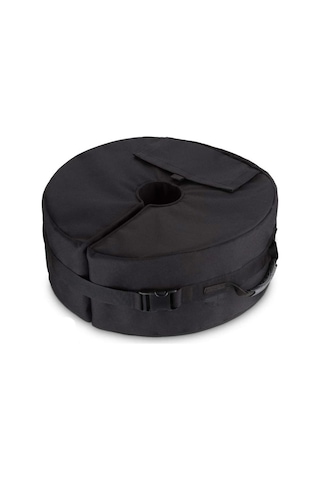 Aubyhe Siyah 900d Oxford Kumaş, 46x15cm, 8cm Delikli, Rulo Tasarım, Çadır & Şemsiye Sabitleyici, Toparlayıcı Kumaş, Dış Mekan Kullanıma Uygun, Hg0043