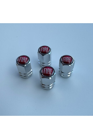 Fiat / Tofaş Şahin İle Uyumlu Logolu Alüminyum Altıgen Sibop Kapağı Takım