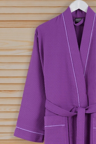Varol Dama Serisi Kimono Yaka Pike Bornoz Sabahlık Lila-l/xl LİLA
