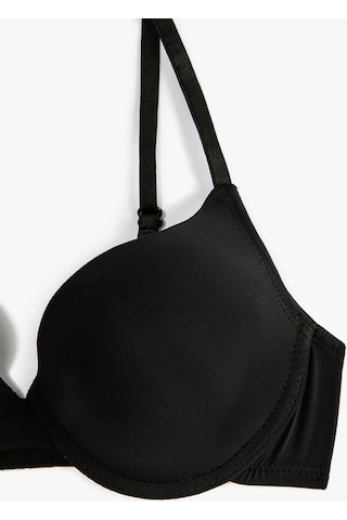 Koton Balenli Sütyen Basic Dolgusuz Kaplı Desteksiz Siyah 4wlk10016mk 4WLK10016MK999 Siyah