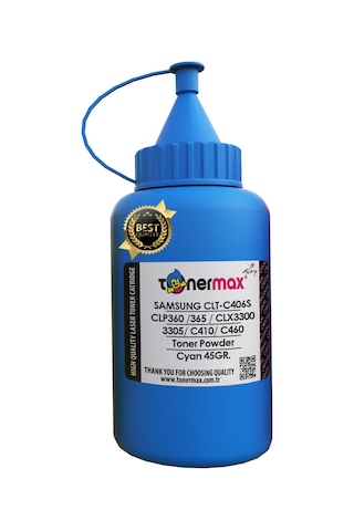 Samsung Uyumlu Clt-C406S Toner Tozu Mavi/ Clp360 /Clp365 / Clx3300/ 3305