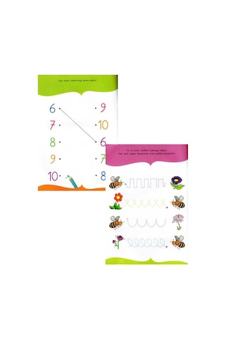 Yaratıcı Çocuklar Sayıların Dünyası Ve Çizgi Kitabım 2li Set