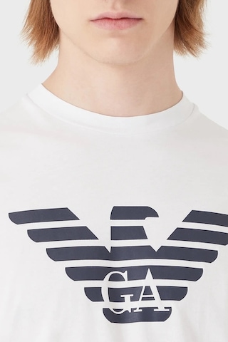 Emporio Armani Erkek T Shirt 8N1Tn5 1Jpzz 0147-Beyaz