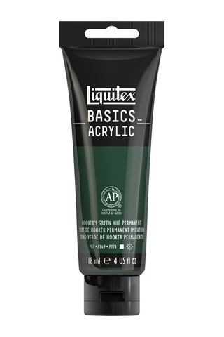 Liquitex Basics Akrilik 118Ml - Hooker'S Green Hue Permanent 224