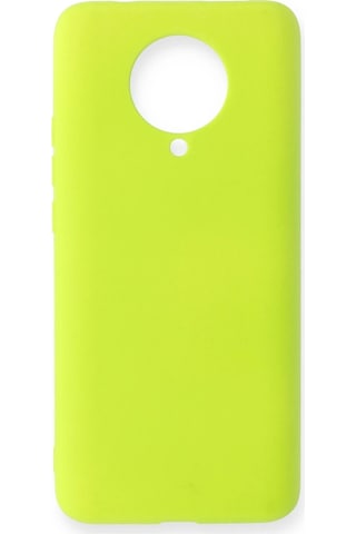 Gld-spt- Newface Xiaomi Redmi K30 Pro Kılıf Nano İçi Kadife Silikon - Sarı