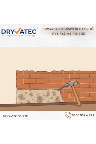 Dryvatec Hydrofix 2 Bileşenli Nem Ve Rutubet Sıvası 10 Kg Set