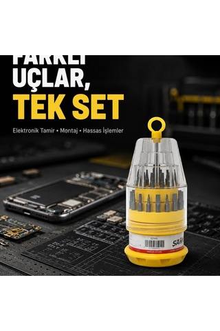 Elektronik Tamir Tornavida Seti Ateşe Dayanıklı Ve Ergonomik 33737006