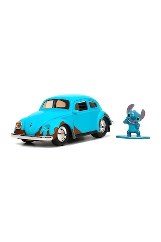 Disney Stitch Ve Volkswagen Beetle 1:32 Die Cast Araç Ve Figür 33251 Çok Renkli
