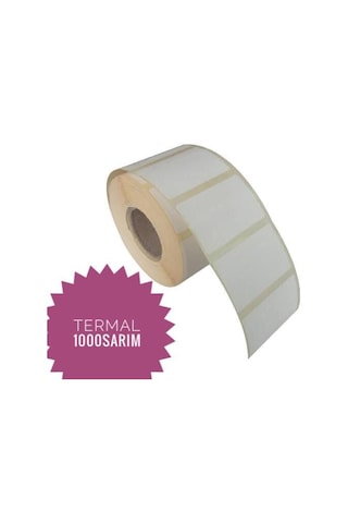 Barkod Etiketi Termal 30X50 1000Sarım 10 Adet Eco Termal