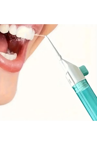 Willowhaven Beyaz Taşınabilir Manuel Yüksek Basınçlı Oral Irrigator - Diş Arası Su Diş İpi