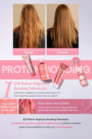 Yoğun Onarıcı Durulanmayan Bakım Kremi Kundal Protein Bonding No Wash Treatment 130ml Ylang Ylang