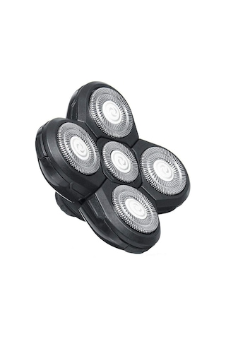 Yedek Tıraş Makinesi Başlığı, 5 Başlıklı Sakal Düzeltici, Baş Ve Yüz İçin Evrensel Elektrikli Tıraş Makinesi Başlığı